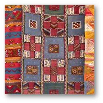 Charlotte Johnson White Patchwork Square