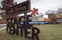 Argo, Jim, photograph. "Stage Center Theater." Photograph. 2006. From The Gateway to Oklahoma History. https://gateway.okhistory.org/ark:/67531/metadc1679142/m1/1/?q=%22stage%20center%22 (accessed September 7, 2023).