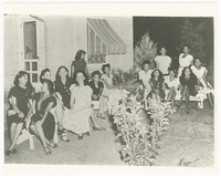 Group portrait of Women Outsde, Tulsa, OK, circa 1950