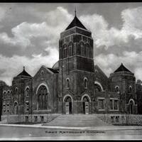 "Frist United Methodist Church in Guthrie, Oklahoma." Photograph. n.d. From The Gateway to Oklahoma History. https://gateway.okhistory.org/ark:/67531/metadc961505/m1/1/?q=first%20united%20methodist%20church%20guthrie (accessed January 23, 2024).