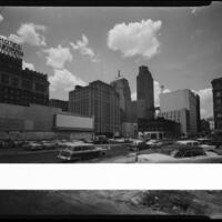 Meyers Photo Shop. "Skyline of Oklahoma City, Oklahoma in 1957." Photograph. 1957. From The Gateway to Oklahoma History. https://gateway.okhistory.org/ark:/67531/metadc1116670/m1/1/?q=oklahoma%20architecture (accessed September 12, 2023).