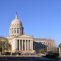      Mayer, Daniel, photographer. "[Oklahoma Capitol building with oil derrick.]" Photograph. 2006. From WikimediaCommons. https://commons.wikimedia.org/wiki/File:Oklahoma_Capitol_building_with_oil_derrick.JPG (accessed October 3, 2023). 