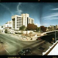 Meyers Photo Shop. "Alfred P. Murrah Federal Building." Photograph. n.d. From The Gateway to Oklahoma History. https://gateway.okhistory.org/ark:/67531/metadc1121327/m1/1/?q=murrah%20federal%20building (accessed September 28, 2023).