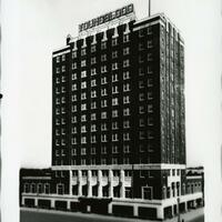 "Youngblood Hotel." Photograph. n.d. From The Gateway to Oklahoma History. https://gateway.okhistory.org/ark:/67531/metadc2110297/m1/1/?q=youngblood%20hotel%20enid (accessed November 14, 2023).