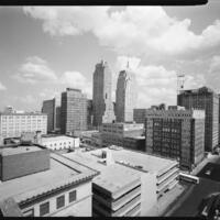 Meyers Photo Shop. "[Skyline of Oklahoma City, Oklahoma.]" Photograph. 1954. From The Gateway to Oklahoma History. https://gateway.okhistory.org/ark:/67531/metadc1120589/ (accessed September 5, 2023).