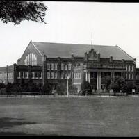 "Men's Gymnasium and Armory at Oklahoma State University in Stillwater, Oklahoma." Photograph. n.d. From The Gateway to Oklahoma History. https://gateway.okhistory.org/ark:/67531/metadc961358/m1/1/?q=oklahoma%20state%20university%20gymnasium (accessed November 28, 2023). 