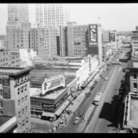 Meyers Photo Shop. "Main Street in Oklahoma City. " Photograph. 1944. From The Gateway to Oklahoma History. https://gateway.okhistory.org/ark:/67531/metadc1117358/m1/1/?q=main%20street (accessed november 2, 2023).