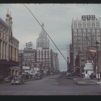 "Tulsa Oklahoma Street Scene." Photograph. n.d. From The Gateway to Oklahoma History. https://gateway.okhistory.org/ark:/67531/metadc1622089/m1/1/?q=adams%20hotel%20tulsa (accessed January 4, 2024).