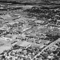 Meyers Photo Shop, photographer. "Oklahoma State University Acct." Photograph. 1953. From The Gateway to Oklahoma History. https://gateway.okhistory.org/ark:/67531/metadc1117948/m1/1/?q=oklahoma%20state%20university%20aerial (accessed December 19, 2023).