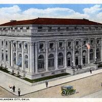 "Federal Post Office." Photograph. n.d. From The Gateway to Oklahoma History. https://gateway.okhistory.org/ark:/67531/metadc1476431/m1/1/?q=post%20office%20oklahoma%20city (accessed September 12, 2023).