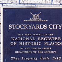 Argo, Jim, photographer. "Oklahoma National Stockyards." Photograph. 2006. From The Gateway to Oklahoma History. https://gateway.okhistory.org/ark:/67531/metadc1640253/m1/1/?q=national%20stockyards (accessed October 24, 2023).