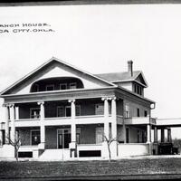 "101 Ranch House in Ponca City, Oklahoma." Photograph. n.d. From The Gateway to Oklahoma History. https://gateway.okhistory.org/ark:/67531/metadc961238/m1/1/?q=ponca%20city%2C%20oklahoma%20buildings (accessed November 30, 2023).